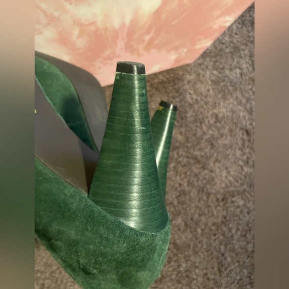 Seychelles Hunter Green Suede Pumps size 8 GUC - Picture 12 of 15